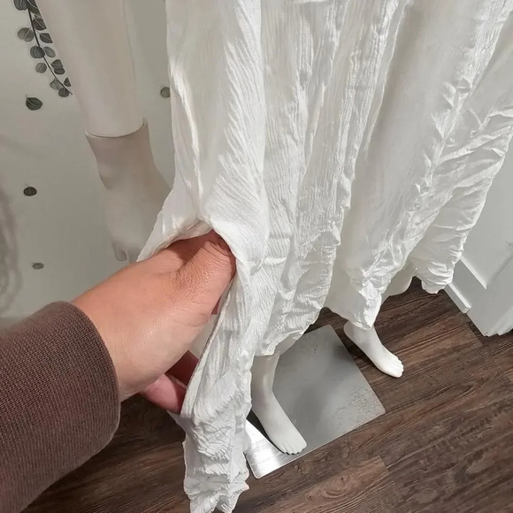 Elan White Cover Up Slip Dress Sz M - Picture 5 of 10